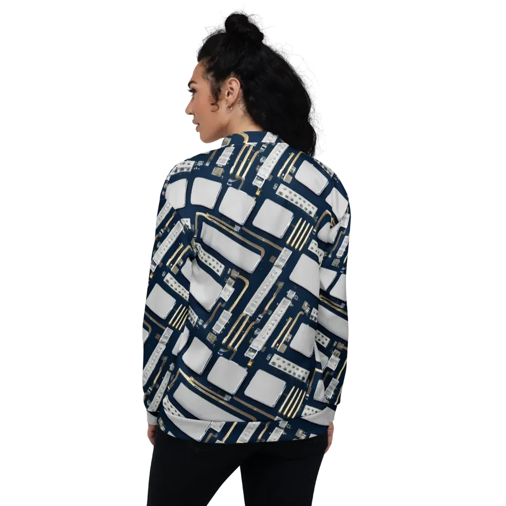 Aurum Interface on Bomber Jacket — Back