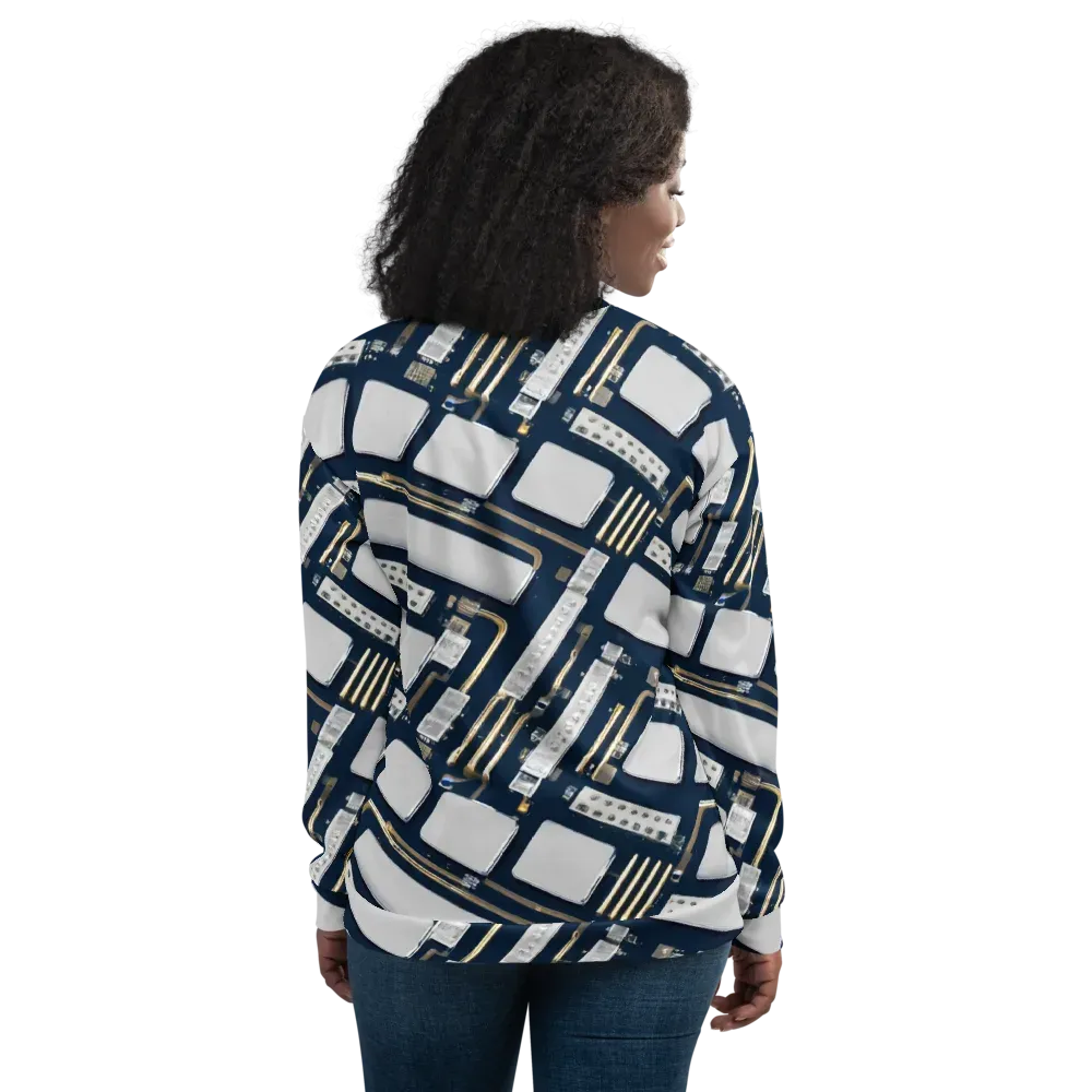Aurum Interface on Bomber Jacket — Back