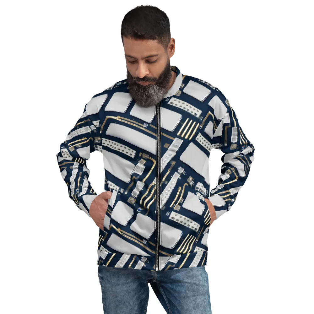 Aurum Interface on Bomber Jacket — Front