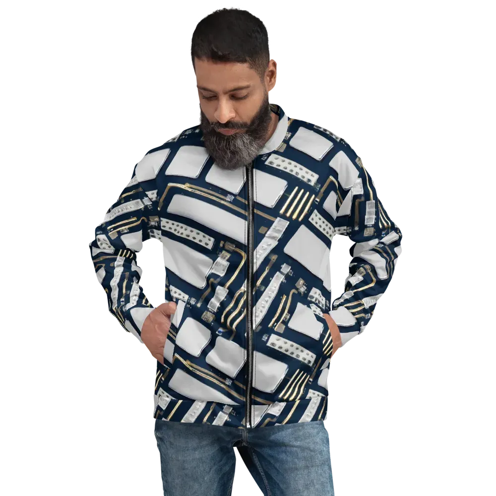 Aurum Interface on Bomber Jacket — Front
