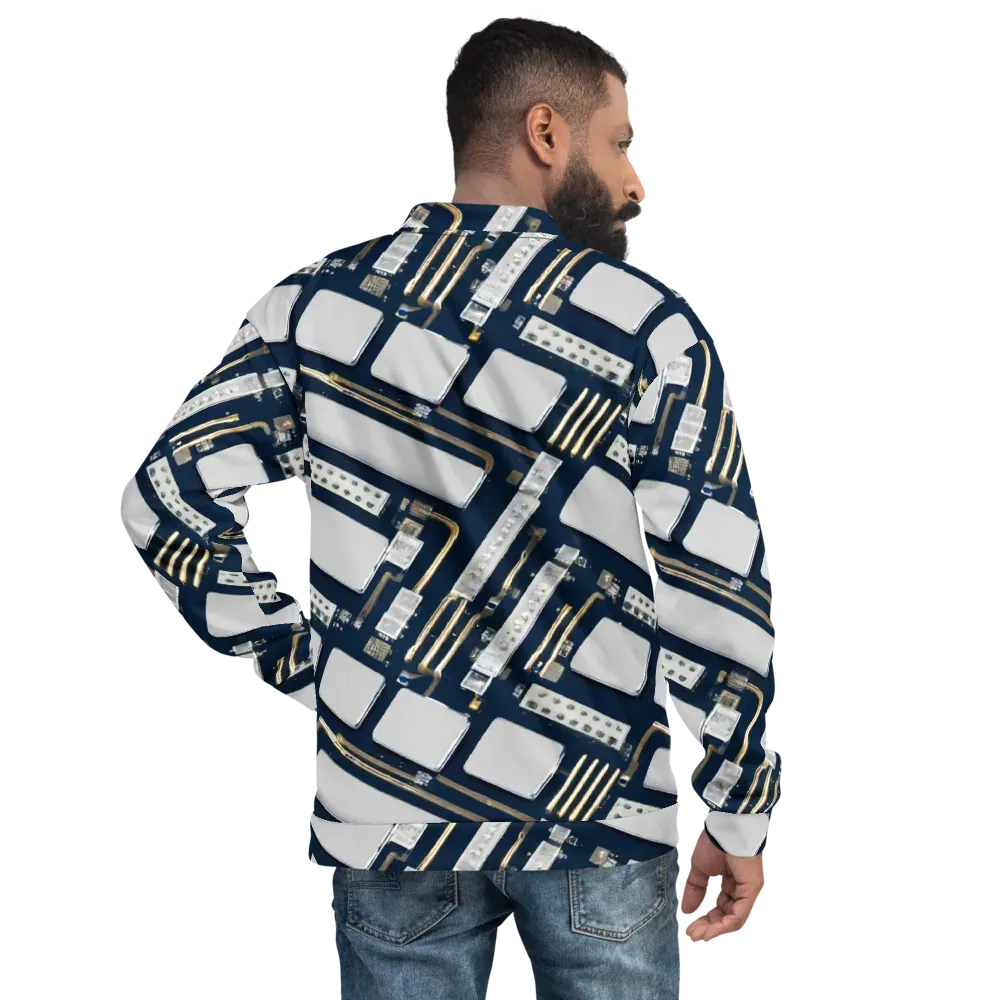 Aurum Interface on Bomber Jacket — Back