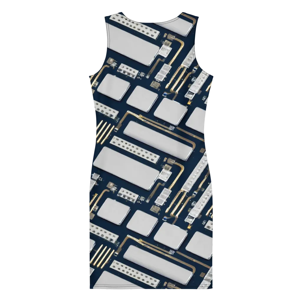 Aurum Interface on Bodycon Dress — Back