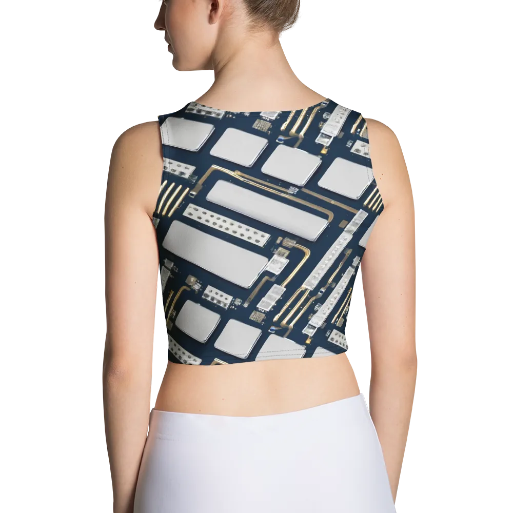 Aurum Interface on Crop Top — Back