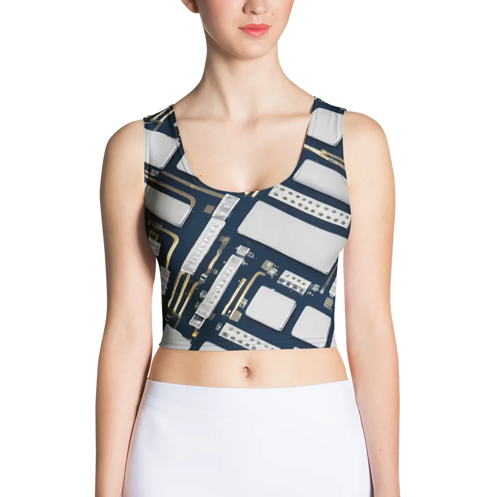 Aurum Interface on Crop Top — Front