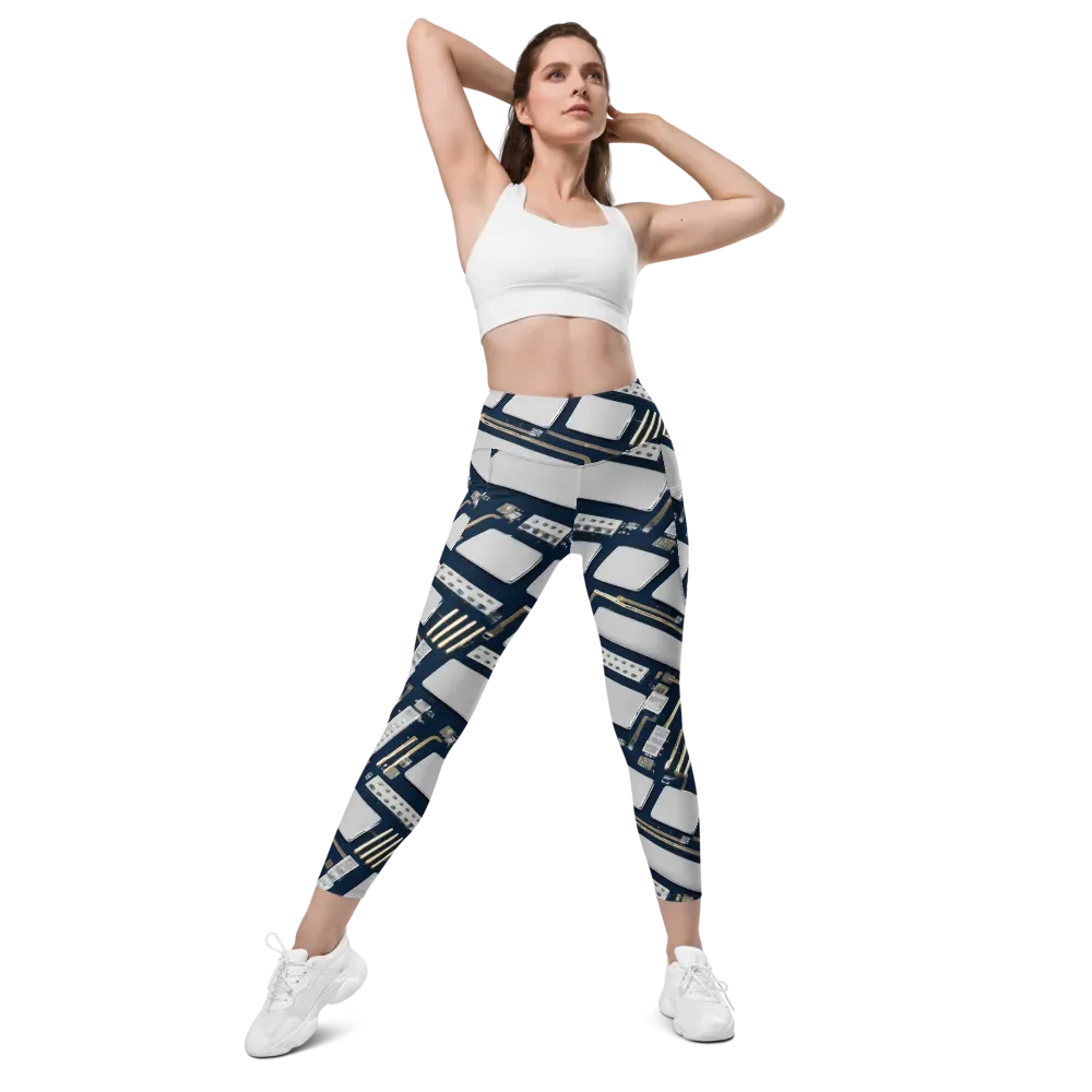 Aurum Interface on Leggings with Pockets — Front