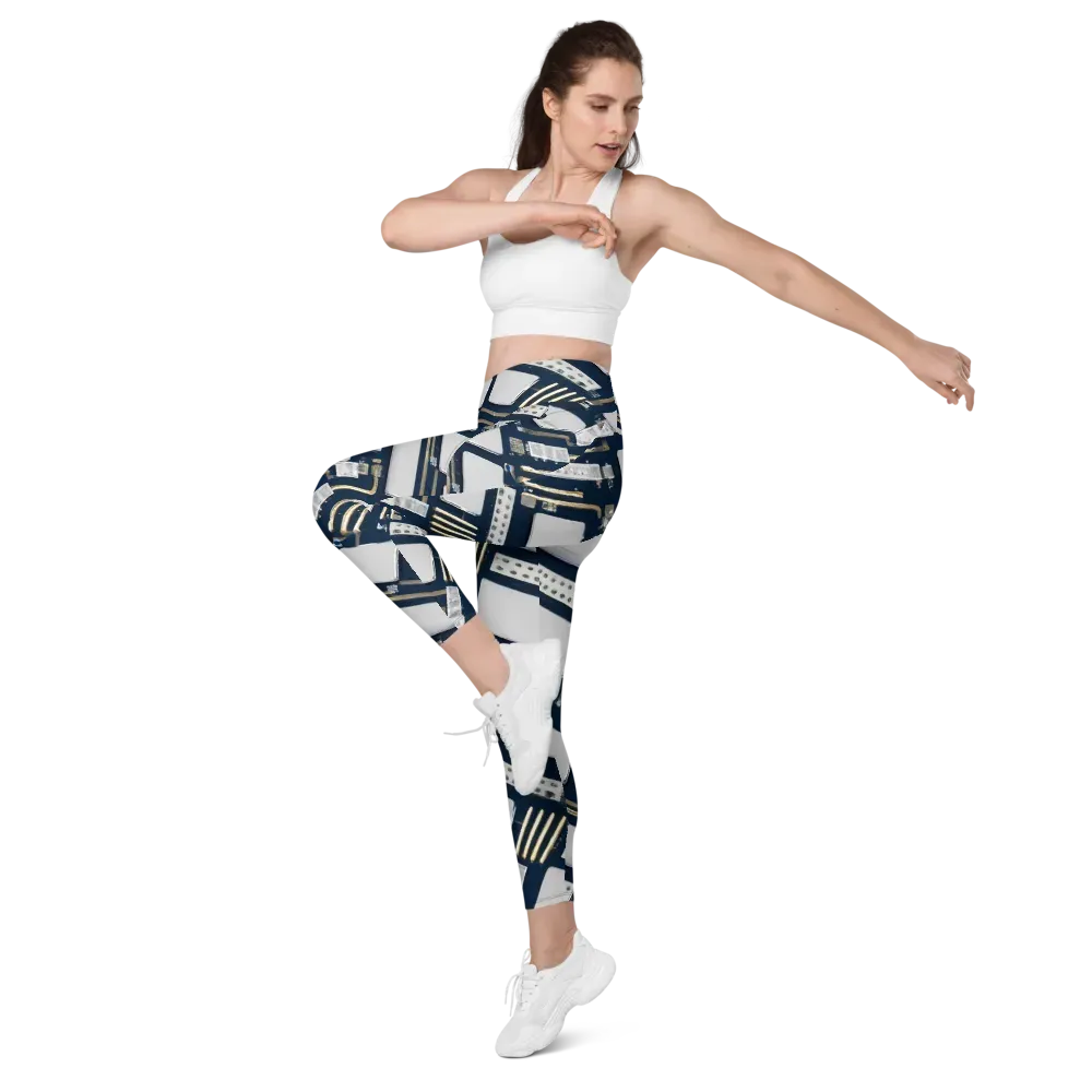 Aurum Interface on Leggings with Pockets — Left Front