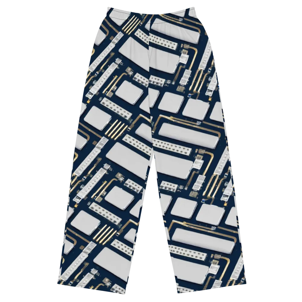 Aurum Interface on Wide-Leg Pants — Front