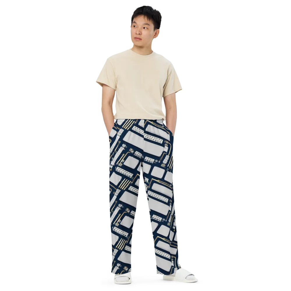 Aurum Interface on Wide-Leg Pants — Front