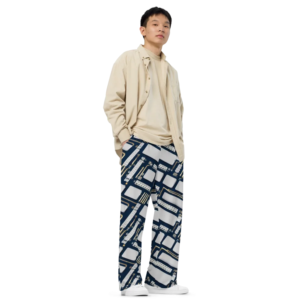 Aurum Interface on Wide-Leg Pants — Right Front