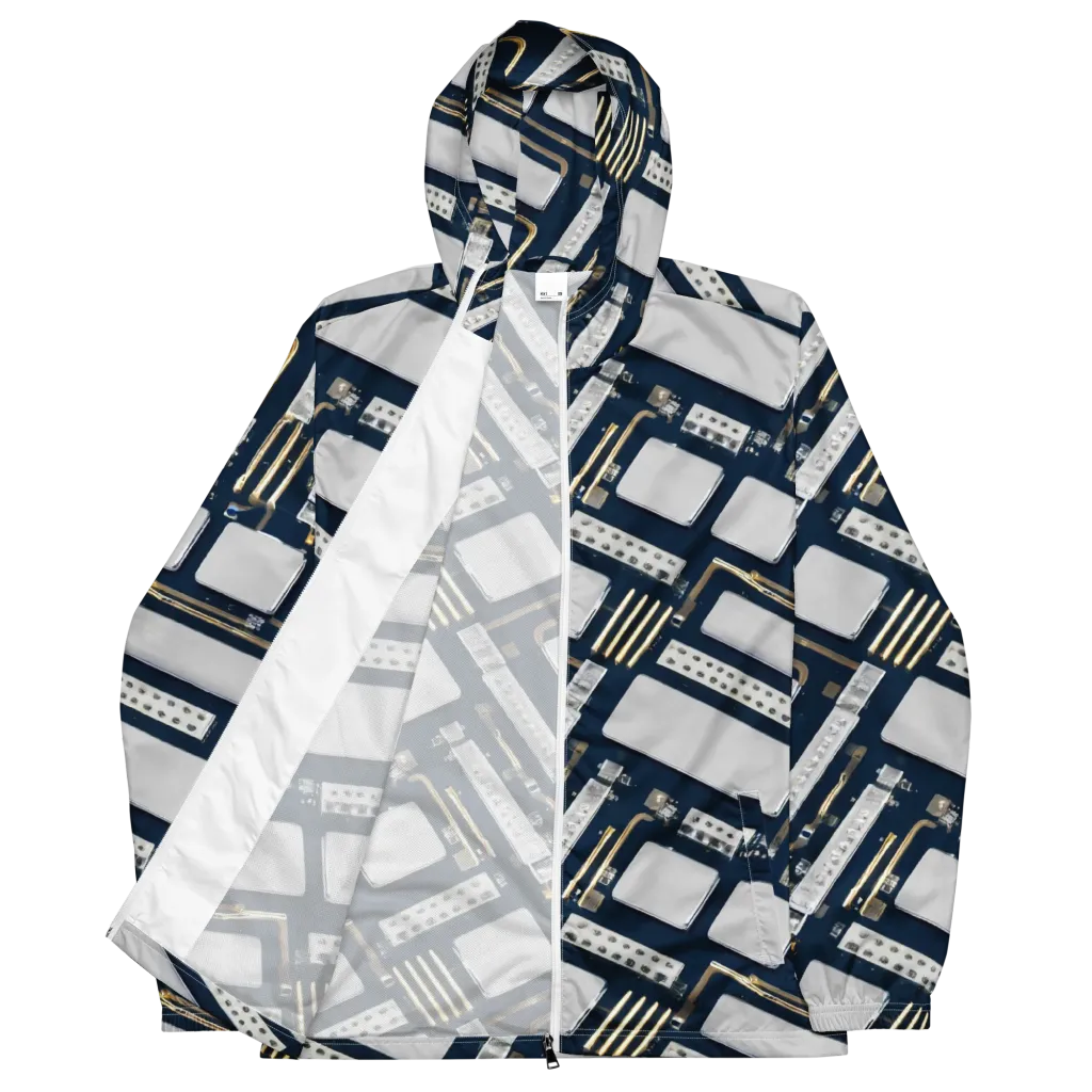 Aurum Interface on Men's Windbreaker — Front
