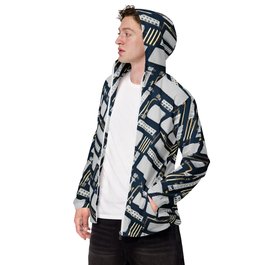 Aurum Interface on Men's Windbreaker — Left Front