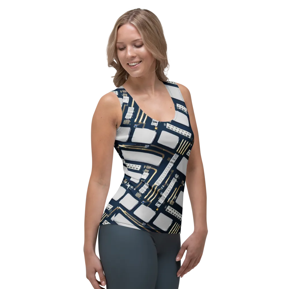 Aurum Interface on Women's Tank Top — Right Front