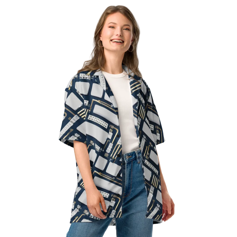 Aurum Interface on Button Shirt — Front