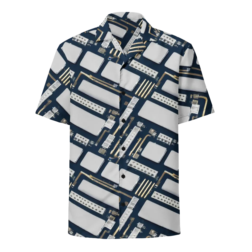 Aurum Interface on Button Shirt — Front