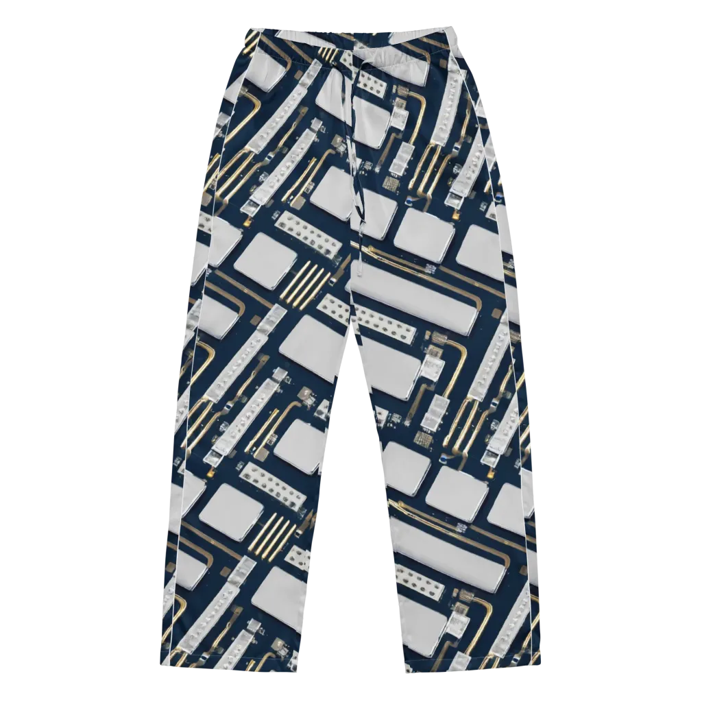 Aurum Interface on Women's Pajama Pants — Front