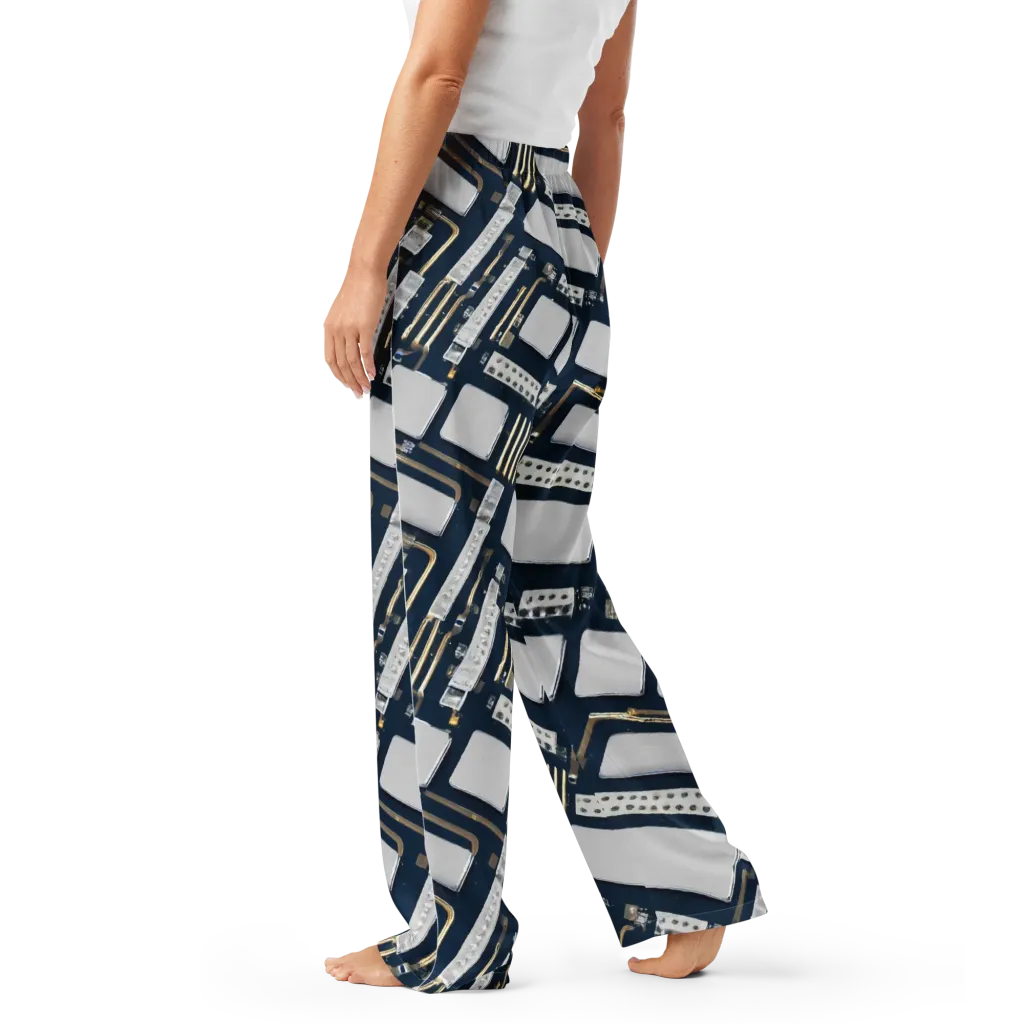 Aurum Interface on Women's Pajama Pants — Left