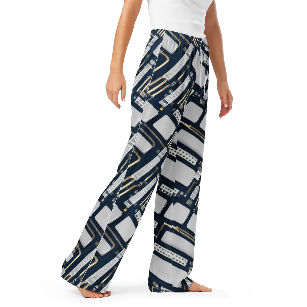 Aurum Interface on Women's Pajama Pants — Right Front