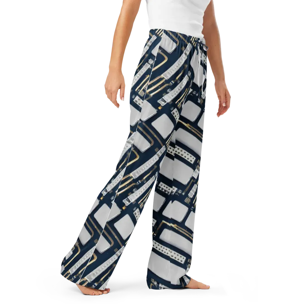 Aurum Interface on Women's Pajama Pants — Right Front