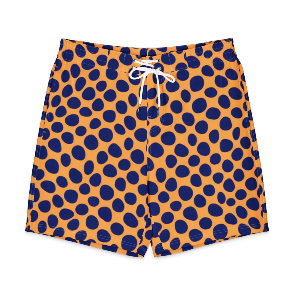Cobalt Safari on Men's Board Shorts — Front