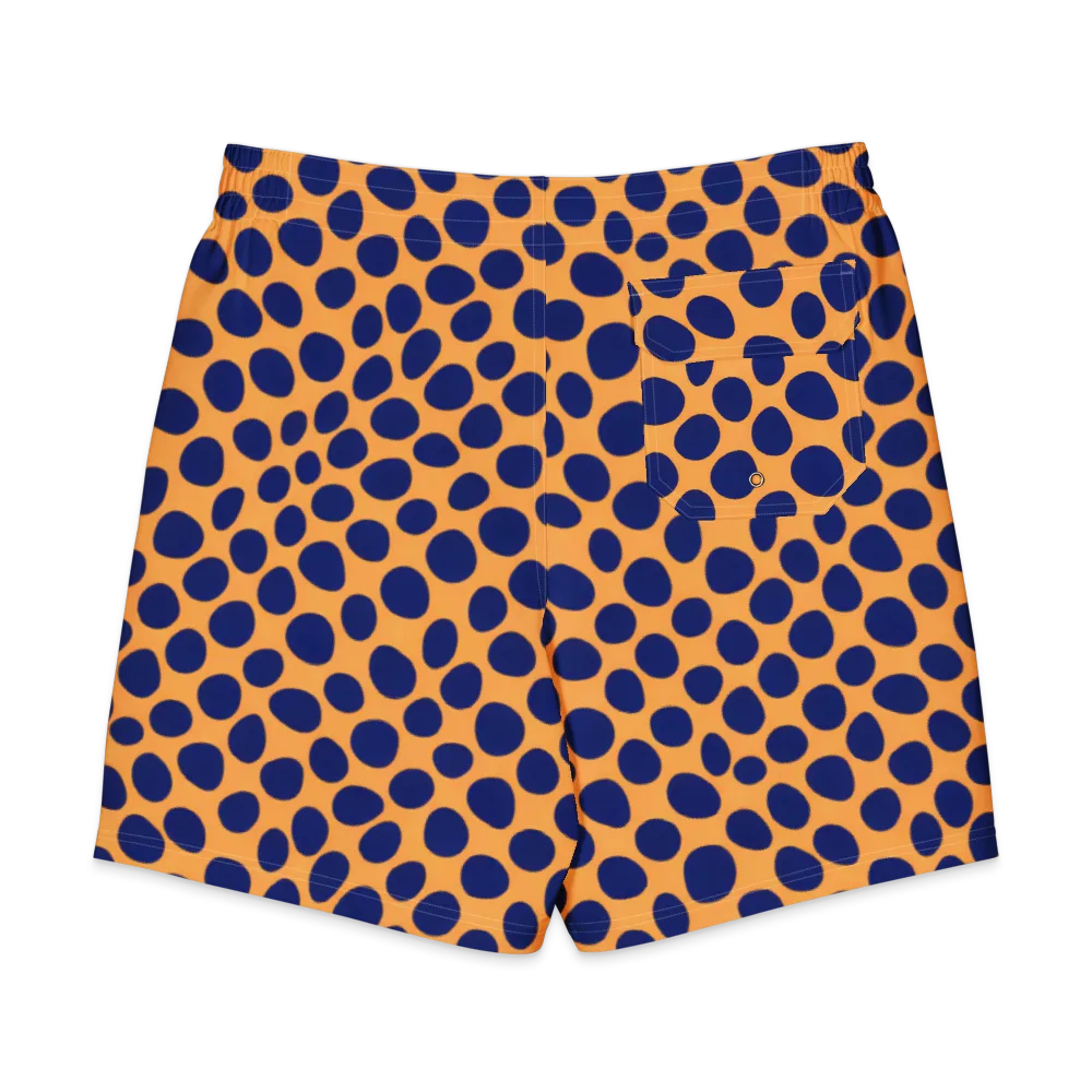 Cobalt Safari on Men's Board Shorts — Back