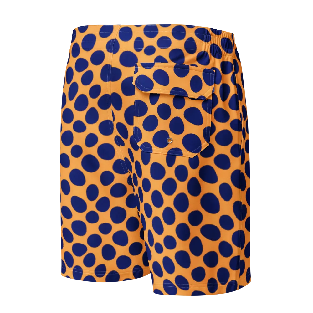 Cobalt Safari on Men's Board Shorts — Back