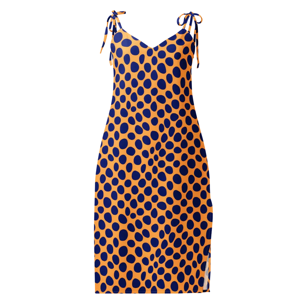 Cobalt Safari on Slip Dress — Front