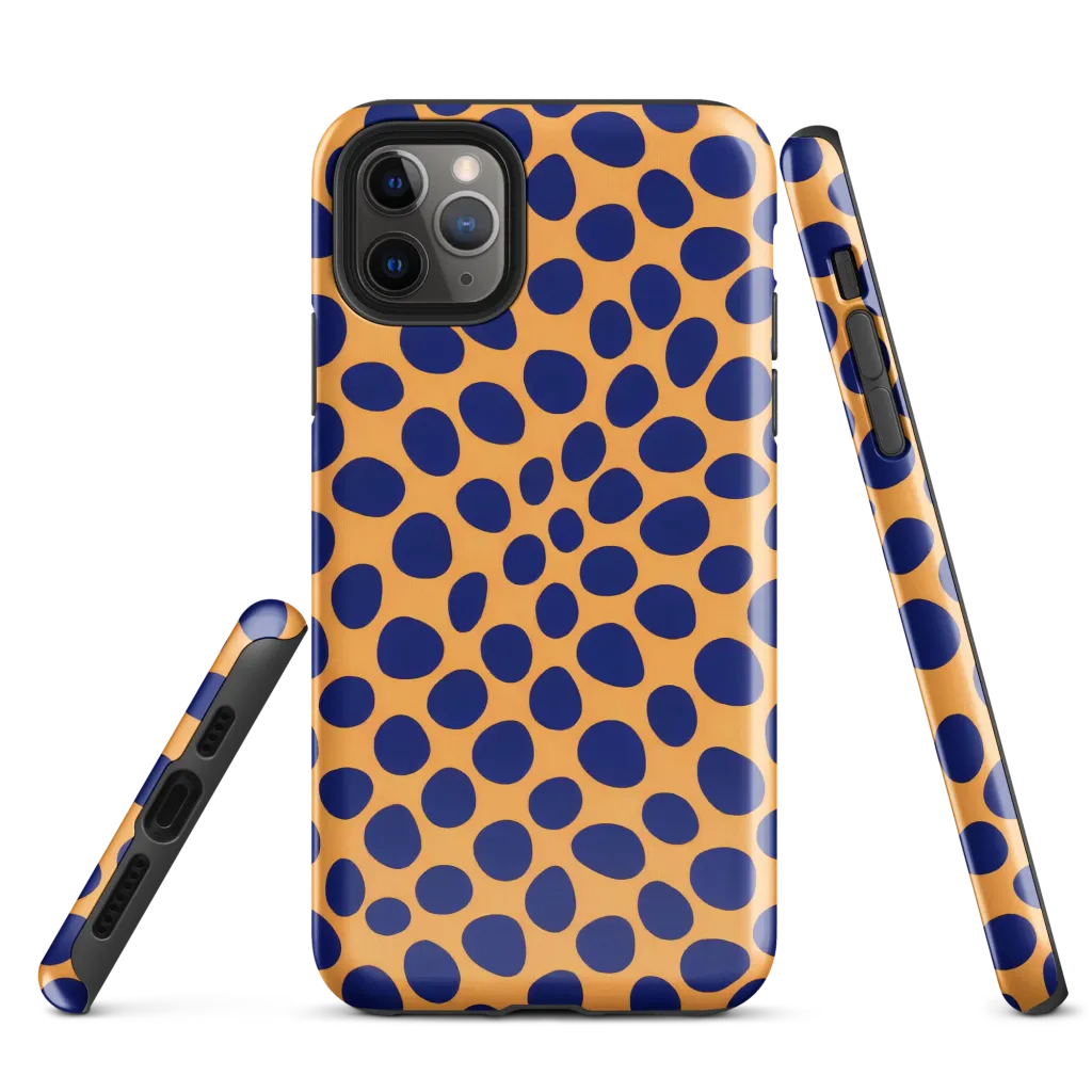 Cobalt Safari on Tough Case for iPhone® — Front