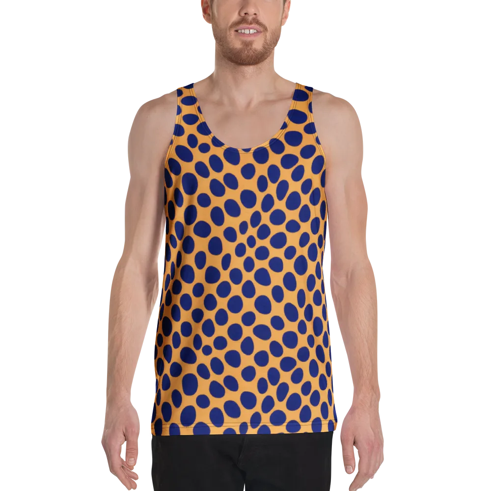 Cobalt Safari on Men's Tank Top — Front