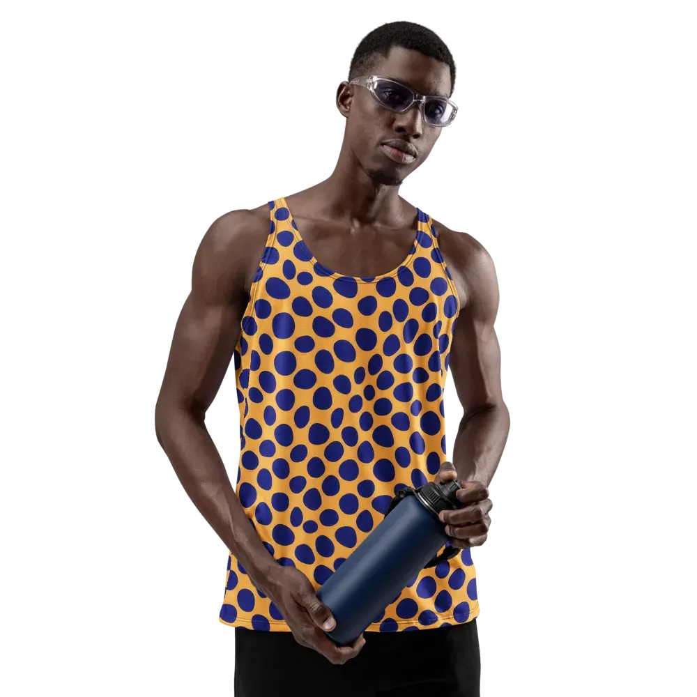 Cobalt Safari on Men's Tank Top — Front