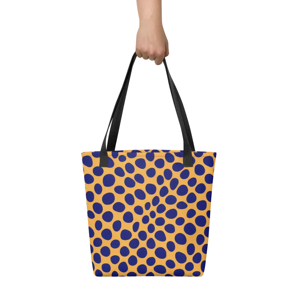 Cobalt Safari on Tote Bag — Front