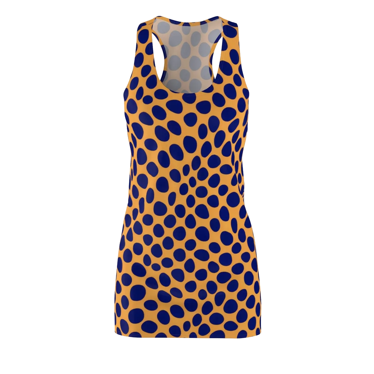 Cobalt Safari on Racerback Dress — Front