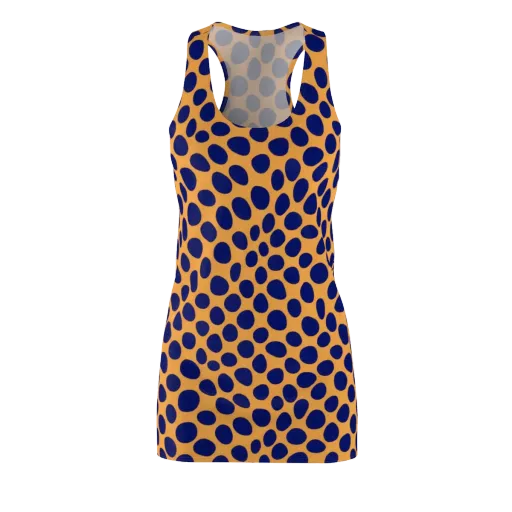Cobalt Safari on a Racerback Dress