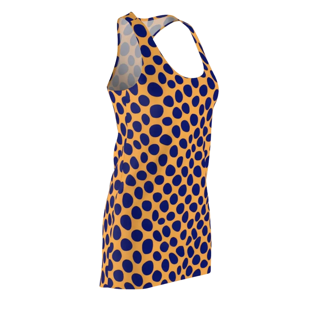 Cobalt Safari on Racerback Dress — Front Side