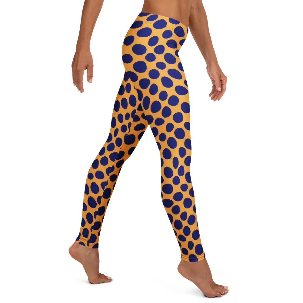 Cobalt Safari on Leggings — Right