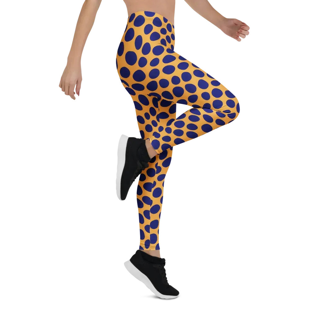 Cobalt Safari on Leggings — Right