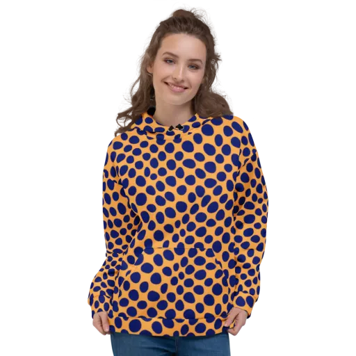 Cobalt Safari Hoodie on model