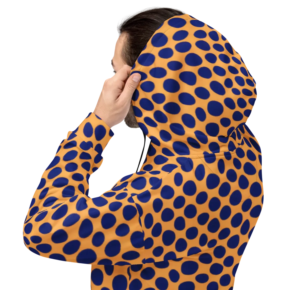 Cobalt Safari on Hoodie — Back