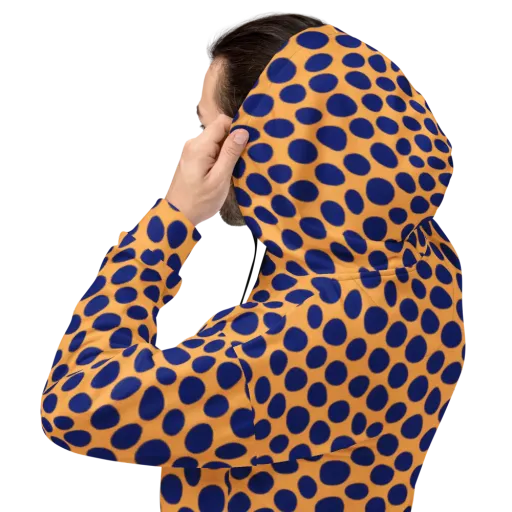 Cobalt Safari on a Hoodie