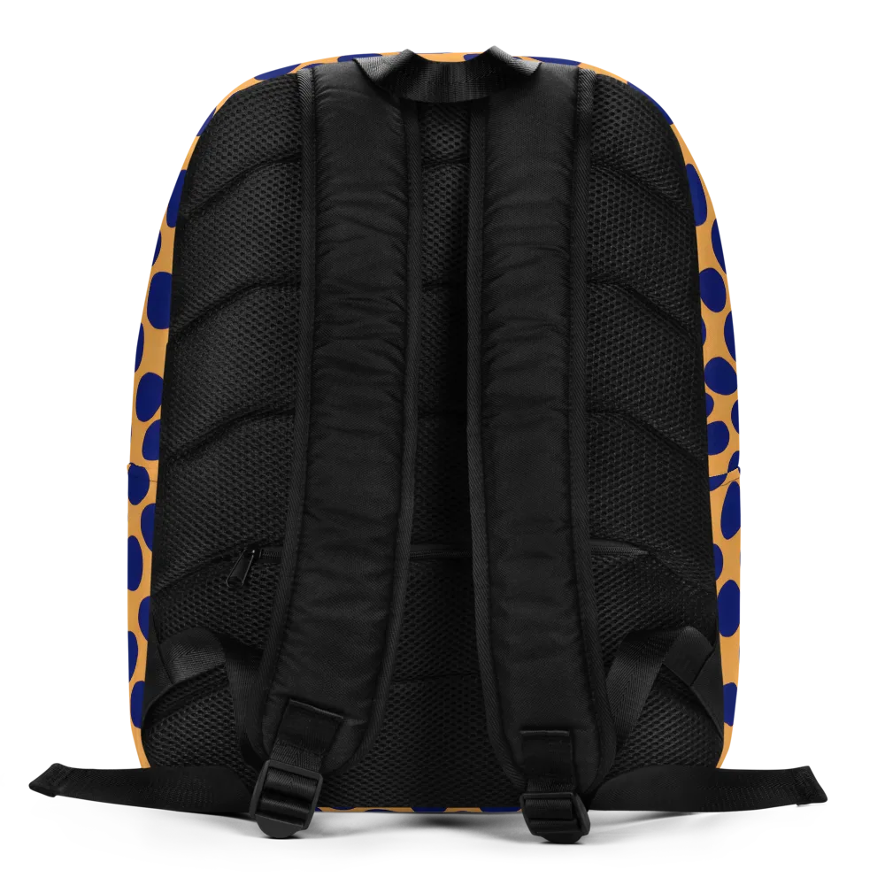 Cobalt Safari on Minimalist Backpack — Back