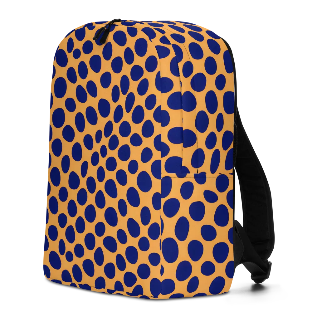 Cobalt Safari on Minimalist Backpack — Left