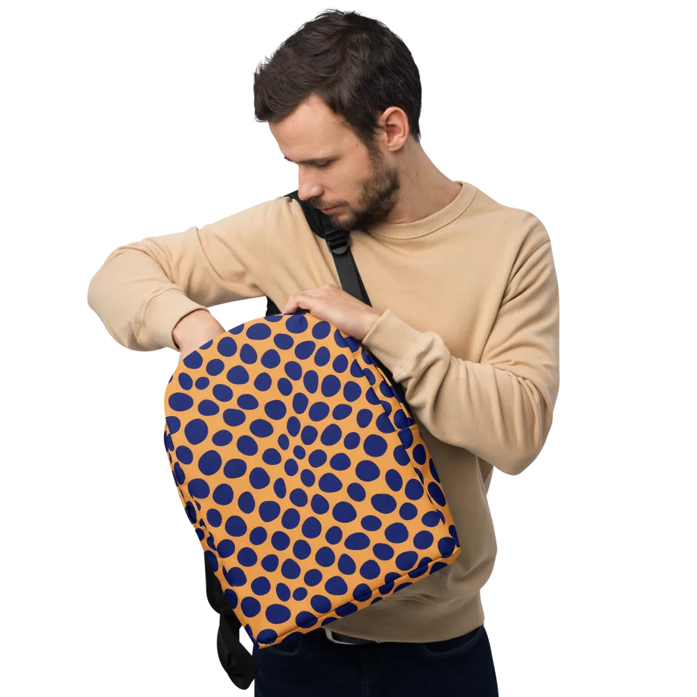 Cobalt Safari on Minimalist Backpack — Front