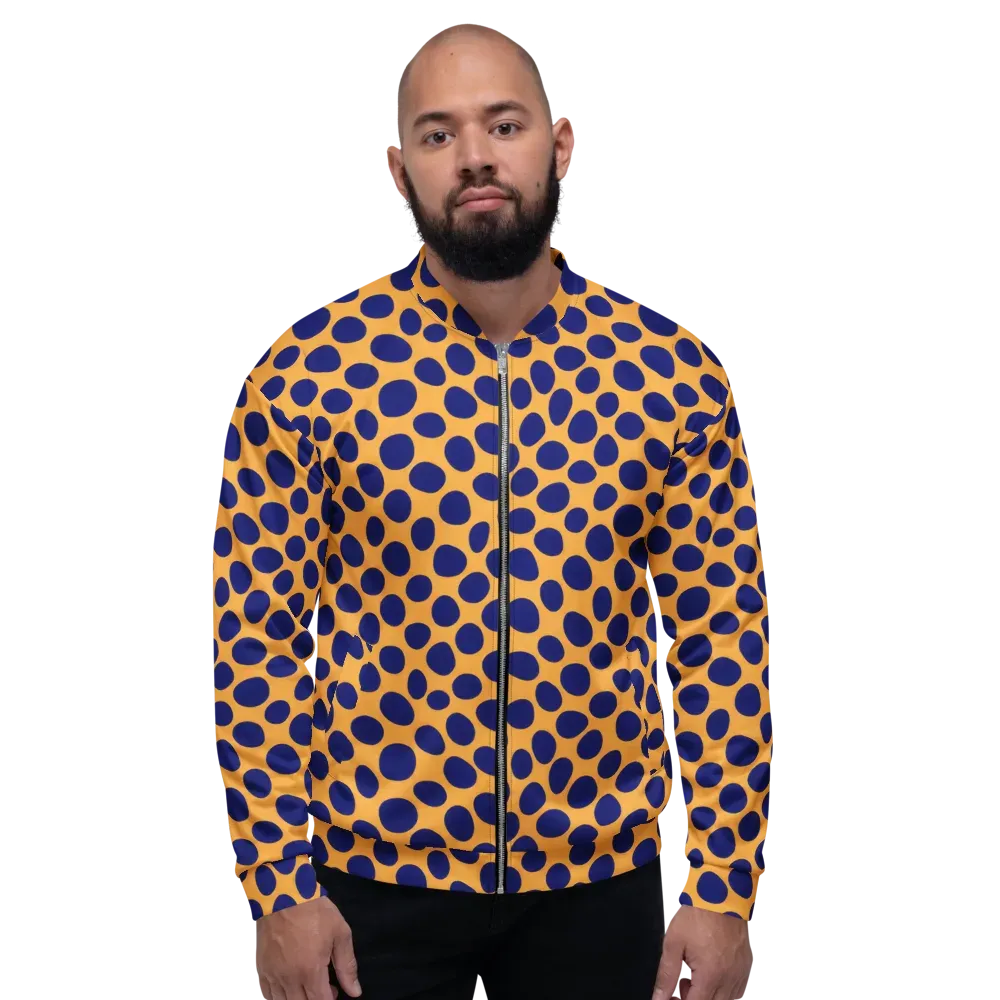Cobalt Safari on Bomber Jacket — Front