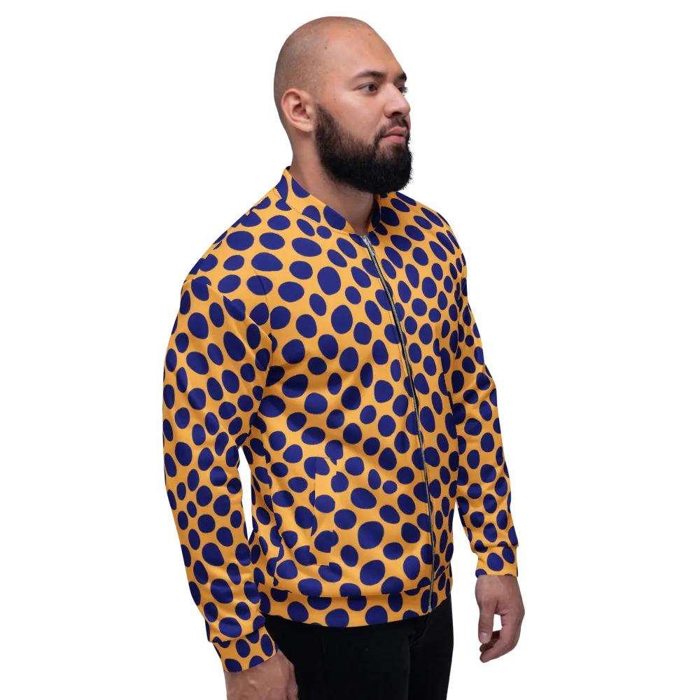Cobalt Safari on Bomber Jacket — Right