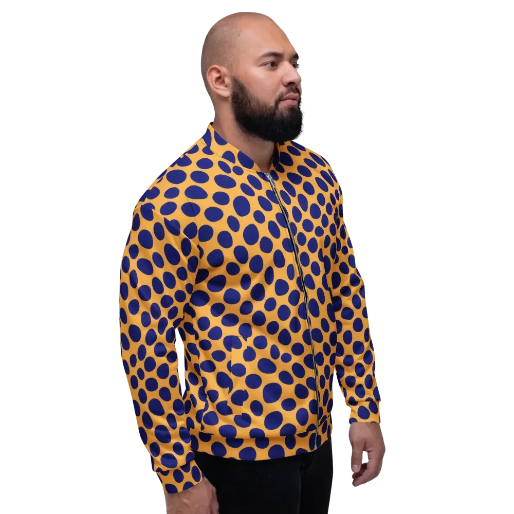 Cobalt Safari on Bomber Jacket — Right