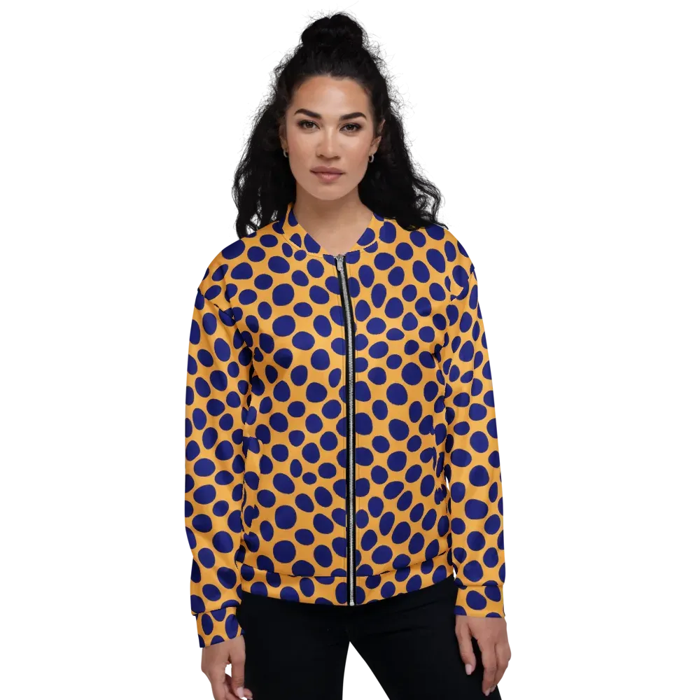Cobalt Safari on Bomber Jacket — Front