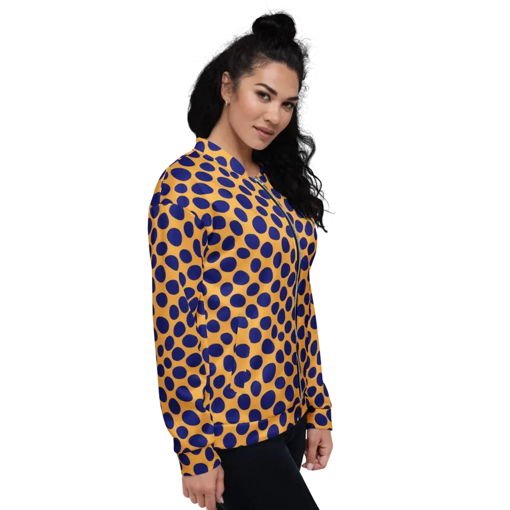 Cobalt Safari on Bomber Jacket — Right