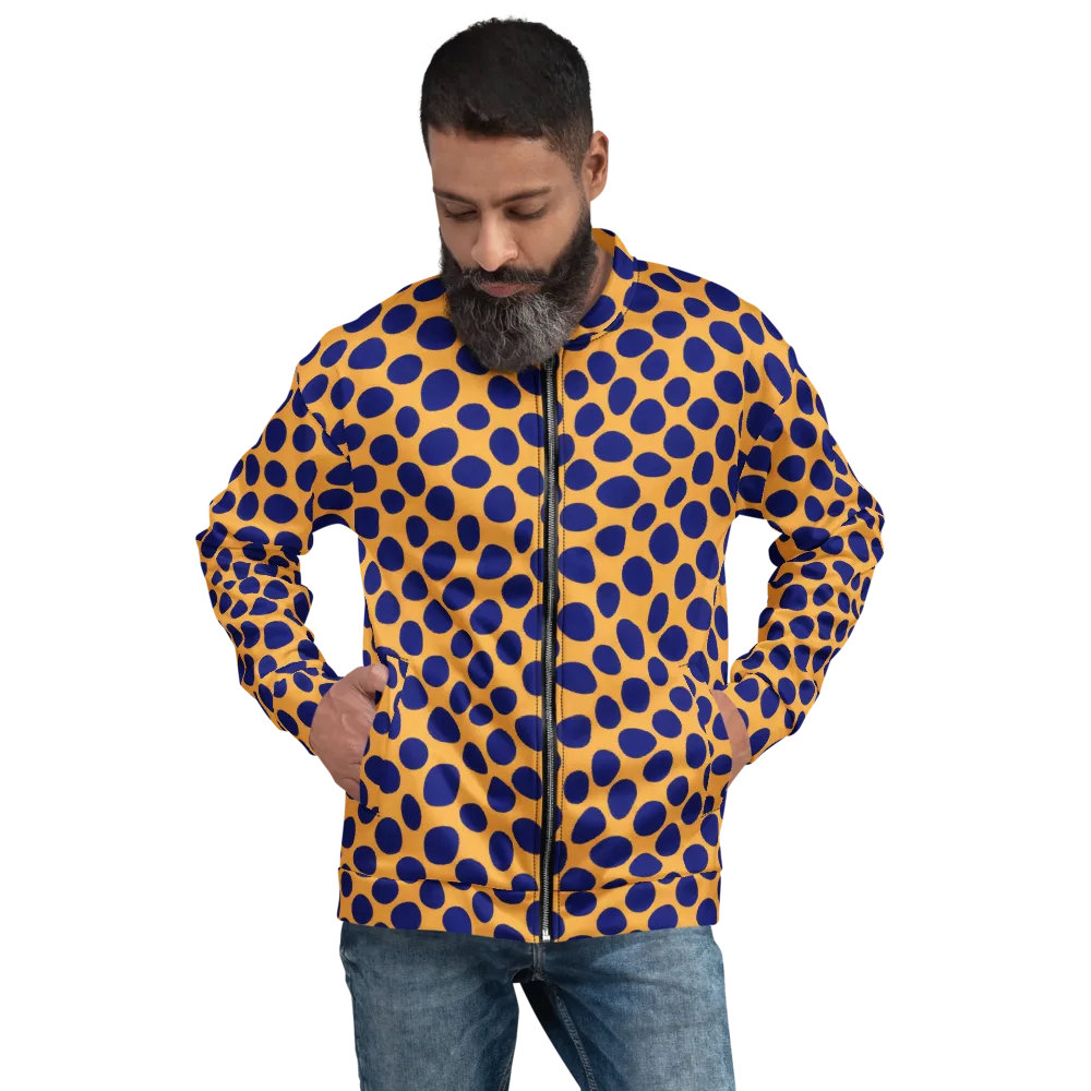Cobalt Safari on Bomber Jacket — Front
