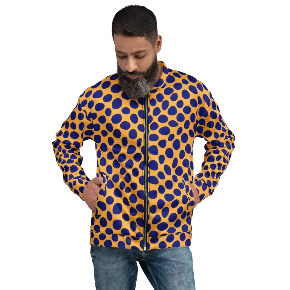 Cobalt Safari on Bomber Jacket — Front
