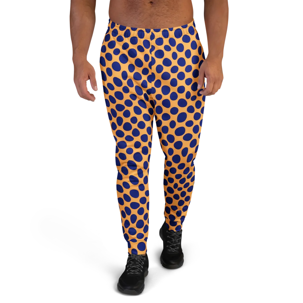 Cobalt Safari on Men's Joggers — Front