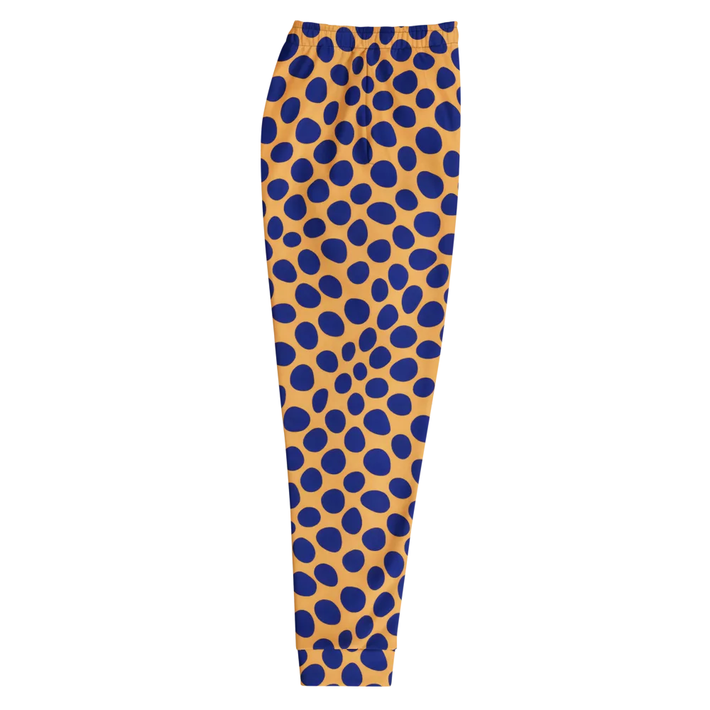 Cobalt Safari on Men's Joggers — Right